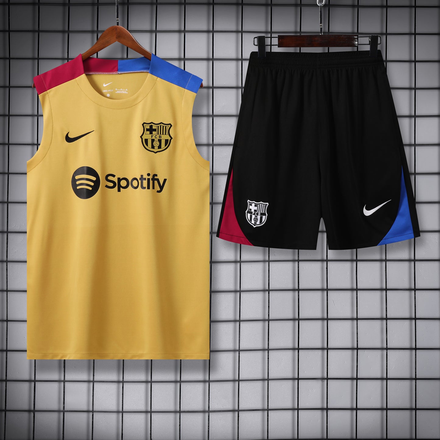 FC. Barcelona 2024/25 Training Vest Tracksuit (gold)