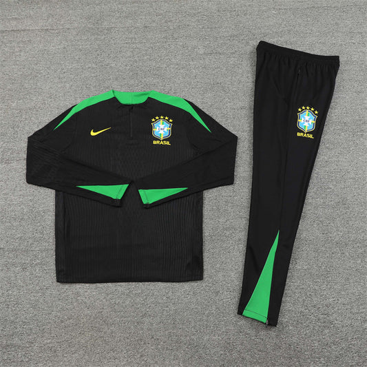 Brazil 2024/25 Training Tracksuit (Black)