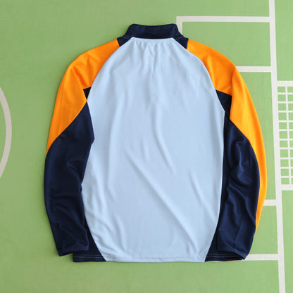 Real Madrid 2024/25 Training Tracksuit (White + Orange #3)