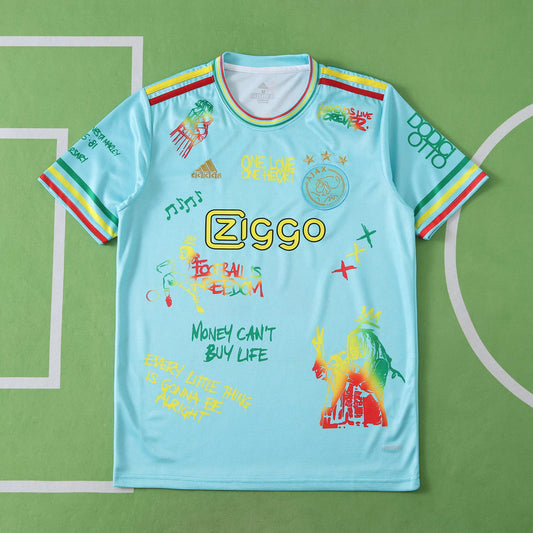 AFC Ajax 2025/26 Bob Marley Concept Jersey - Special Edition (Teal)