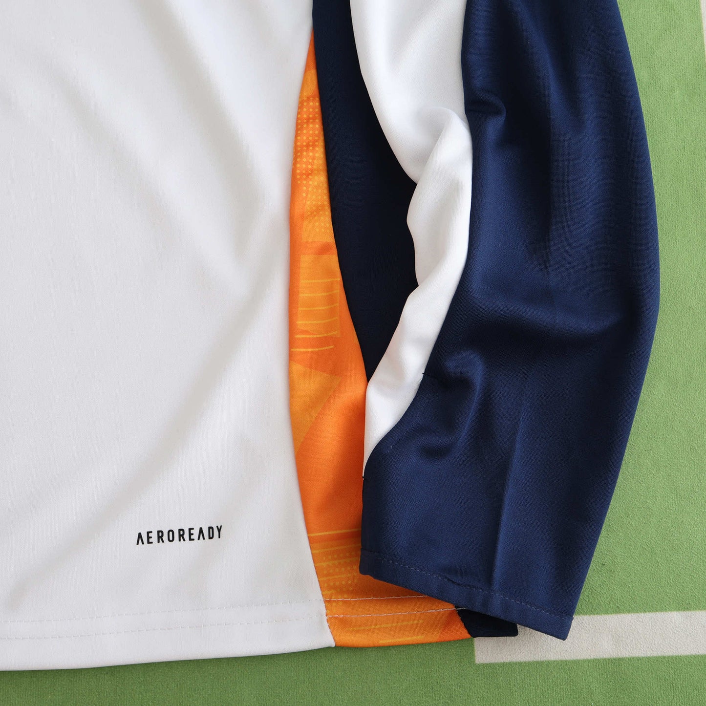 Real Madrid 2024/25 Training Tracksuit (White + Orange #4)