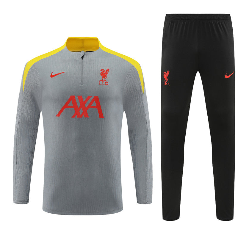 Liverpool 2024/25 Training Tracksuit (Grey & Yellow)