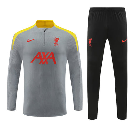 Liverpool 2024/25 Training Tracksuit (Grey & Yellow)