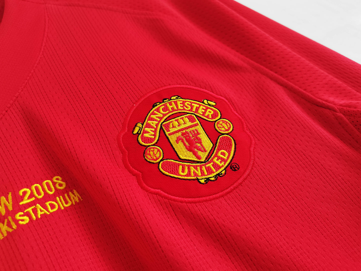 Manchester United 2007/08 Longsleeved Home Jersey - Retro Edition - The Jersey Vault