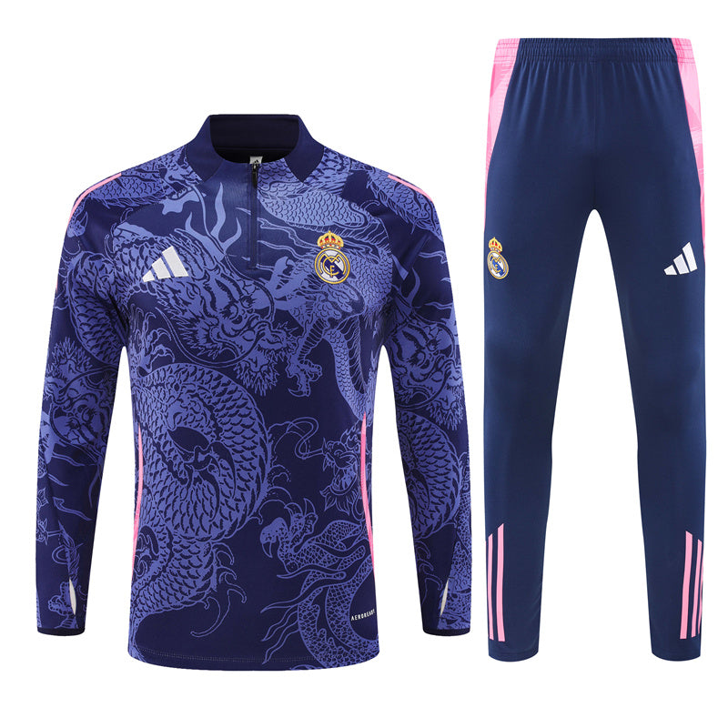 Real Madrid 2024/25 Training Tracksuit (Purple)