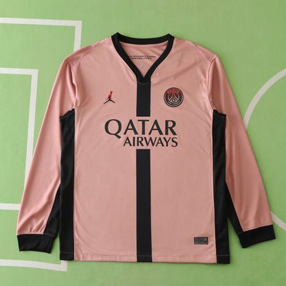 Paris Saint Germain 2024/25 Longsleeved Third Jersey - Fan Edition (Pink) (Copy)