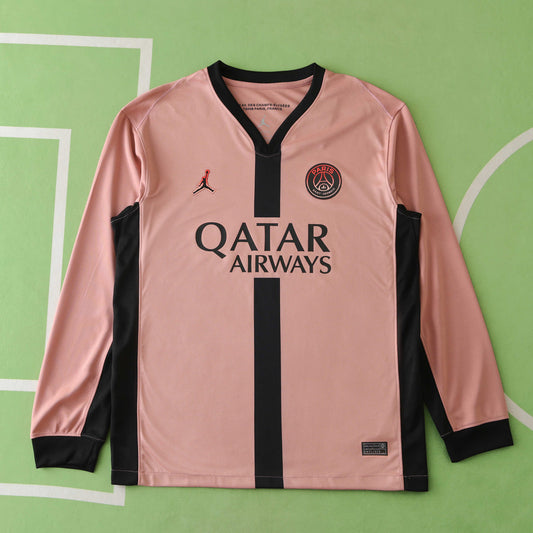 Paris Saint Germain 2024/25 Longsleeved Third Jersey - Fan Edition (Pink) (Copy)