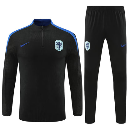 Netherlands 2024/25 Training Tracksuit (Black)