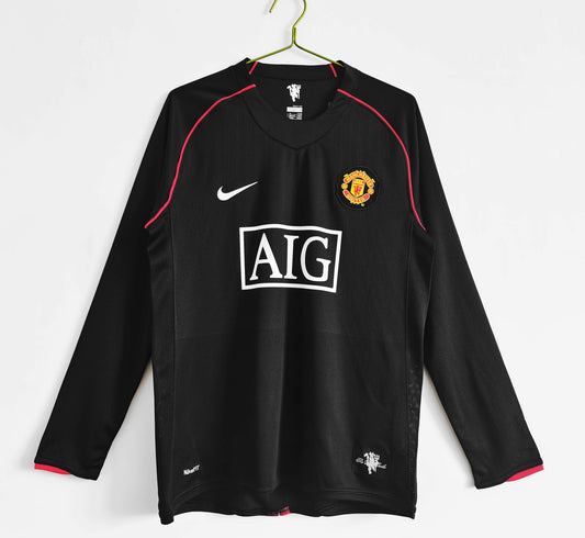 Manchester United 2007/08 Longsleeved Away Jersey - Retro Edition