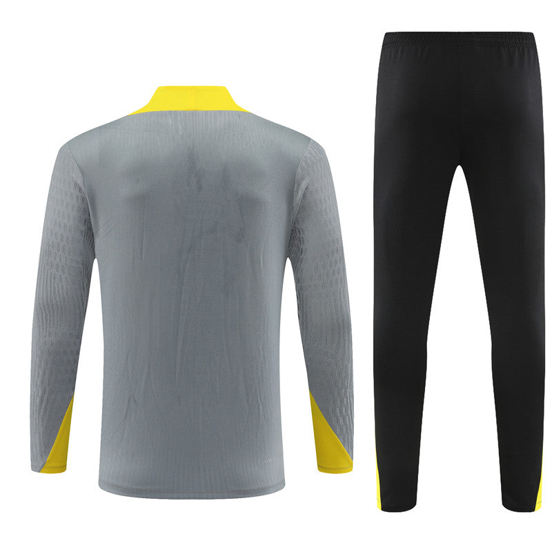 Liverpool 2024/25 Training Tracksuit (Grey & Yellow)