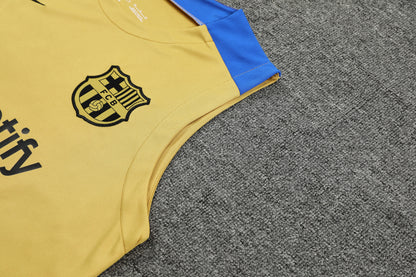 FC. Barcelona 2024/25 Training Vest Tracksuit (gold)