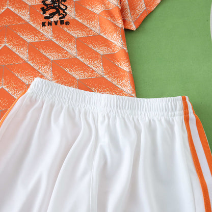 Netherlands 1988/89 Home Kit - Retro Edition (Kids) - The Jersey Vault