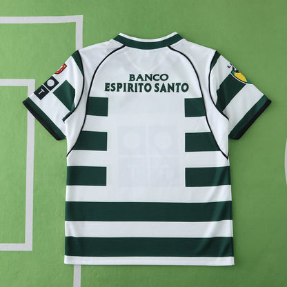 Sporting CP 2001/02 Home Jersey - Retro Edition (Kids)