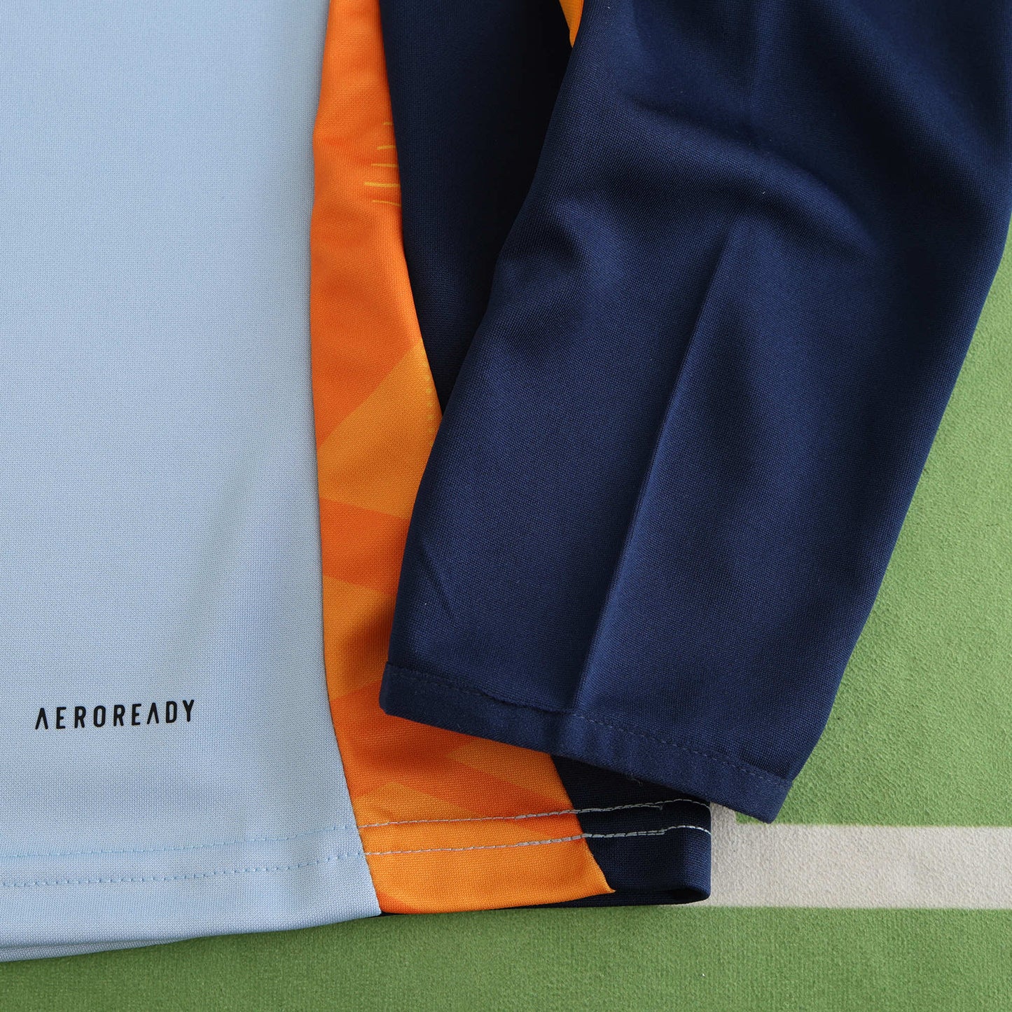 Real Madrid 2024/25 Training Tracksuit (White + Orange #3)