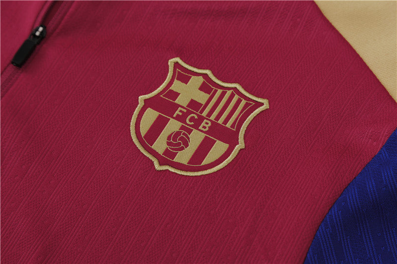 Barcelona 2024/25 Training Tracksuit (Red)