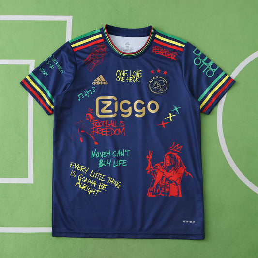 AFC Ajax 2025/26 Bob Marley Concept Jersey - Special Edition (Navy)
