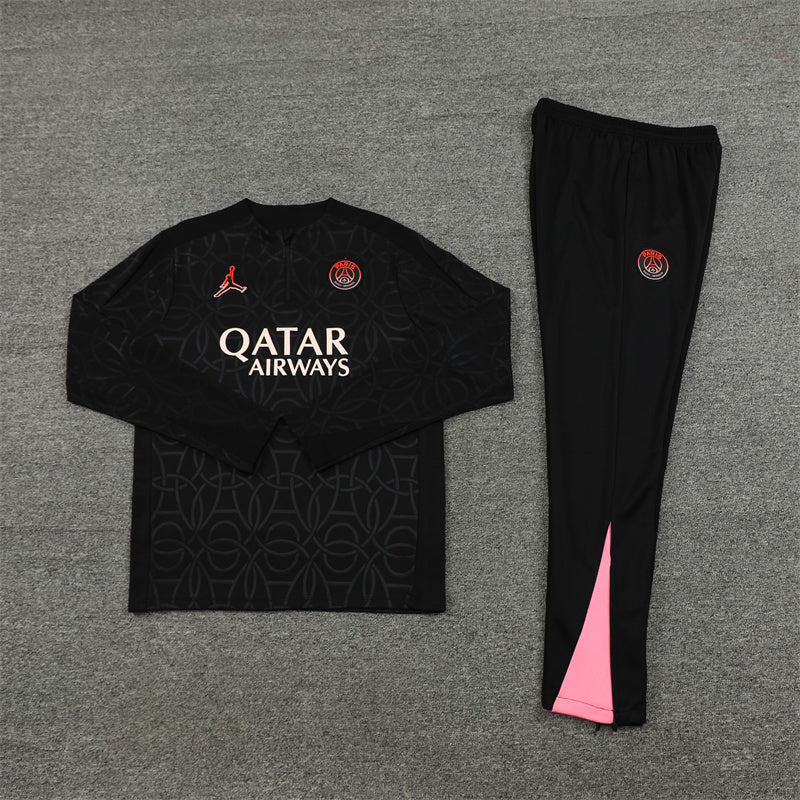 Paris Saint Germain 2024/25 Training Tracksuit ( Black )