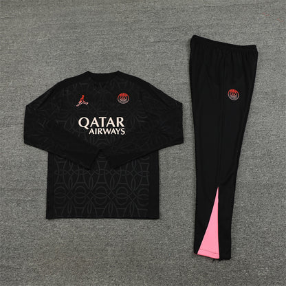 Paris Saint Germain 2024/25 Training Tracksuit ( Black )