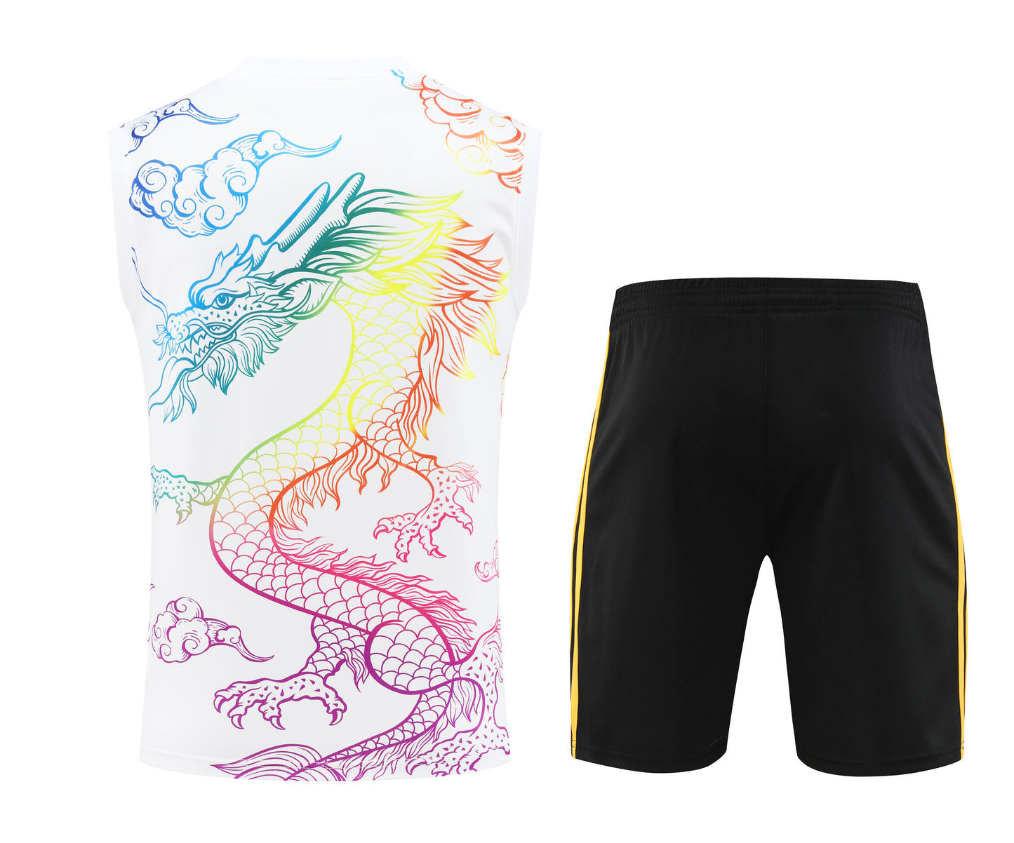 Real Madrid 2024/25 Training Vest Tracksuit (Rainbow white)