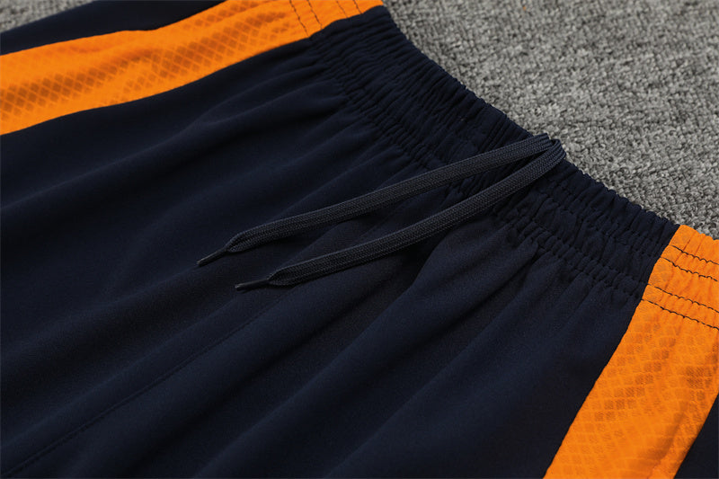Real Madrid 2024/25 Training Tracksuit (White + Orange #7)