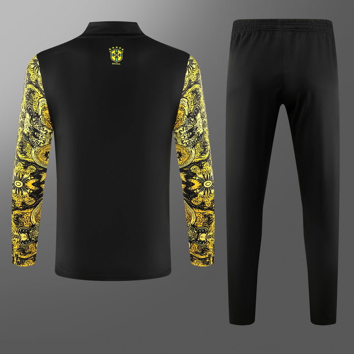 Brazil 2024/25 Jesus Training Tracksuit (Yellow)