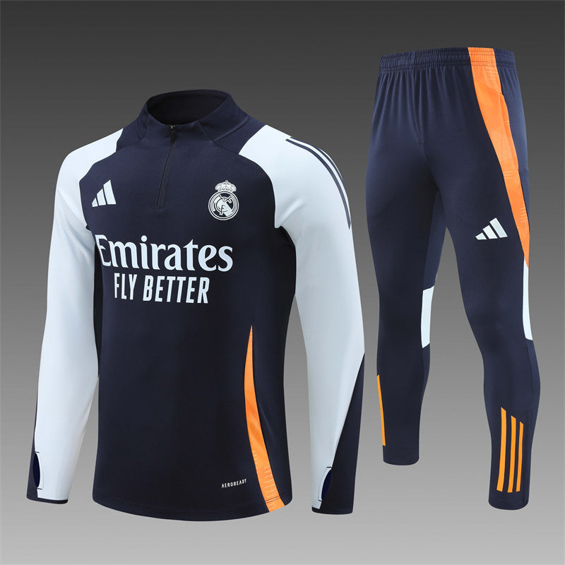 Real Madrid 2024/25 Training Tracksuit (Black #3)