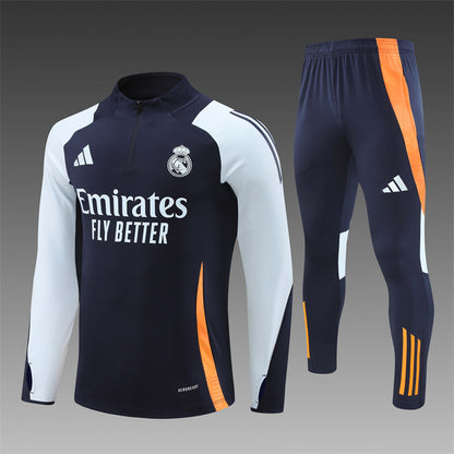 Real Madrid 2024/25 Training Tracksuit (Black #3)