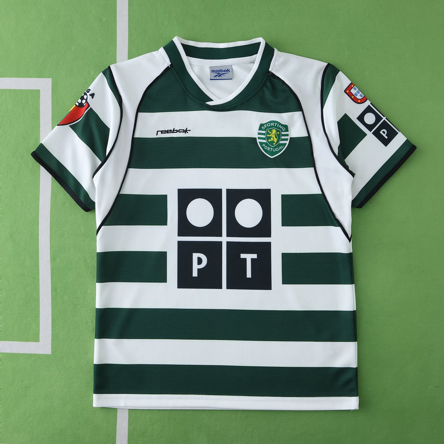 Sporting CP 2001/02 Home Jersey - Retro Edition (Kids)