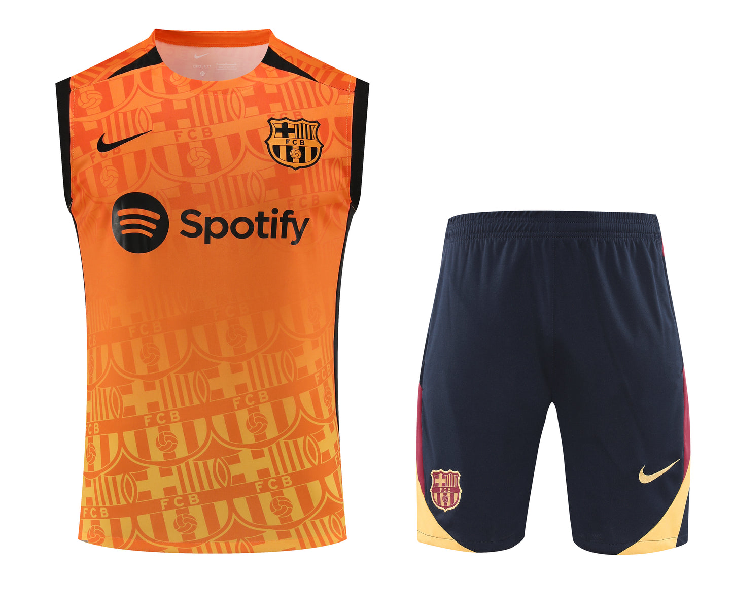 FC. Barcelona 2024/25 Training Vest Tracksuit (orange)