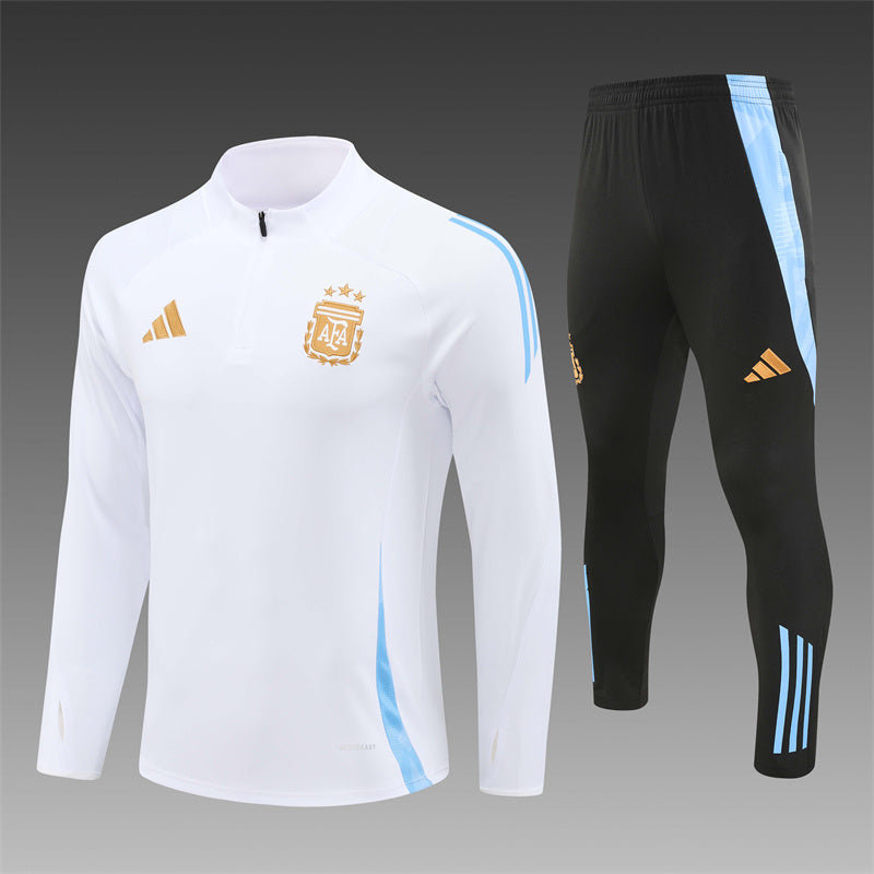 Argentina 2024/25 Training Tracksuit (White)