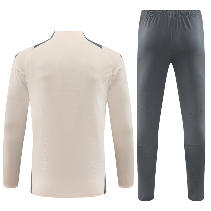 Real Madrid 2024/25 Training Tracksuit (Cream)