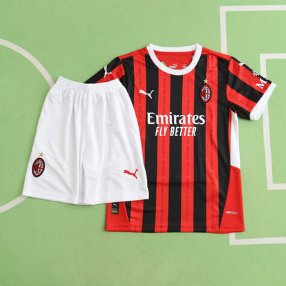 AC Milan 2024/25 Home Kit  - Fan Edition (Kids)