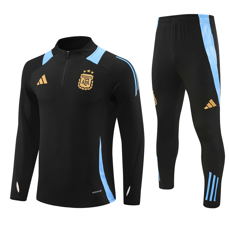 Argentina 2024/25 Training Tracksuit (Black)
