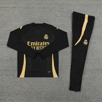 Real Madrid 2024/25 Training Tracksuit (Black)