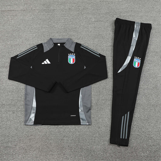 Italy 2024/25 Training Tracksuit (Black)