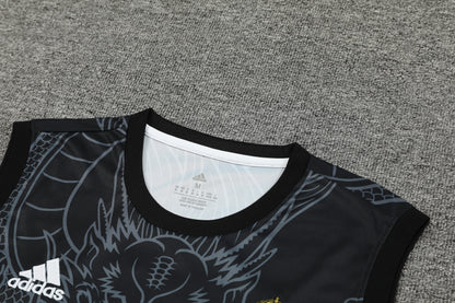 Real Madrid 2024/25 Training Vest Tracksuit (black dragon)
