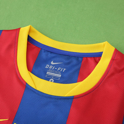 FC Barcelona 2010/11 Longsleeved Home Jersey - Retro Edition