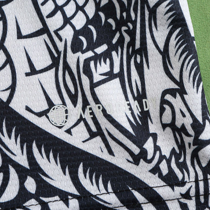 Real Madrid 2024/25 The Year of the Loong Jersey - Special Edition (Black & White)