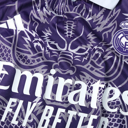Real Madrid 2024/25 The Year of the Loong Memorial Jersey - Special Edition (Purple)