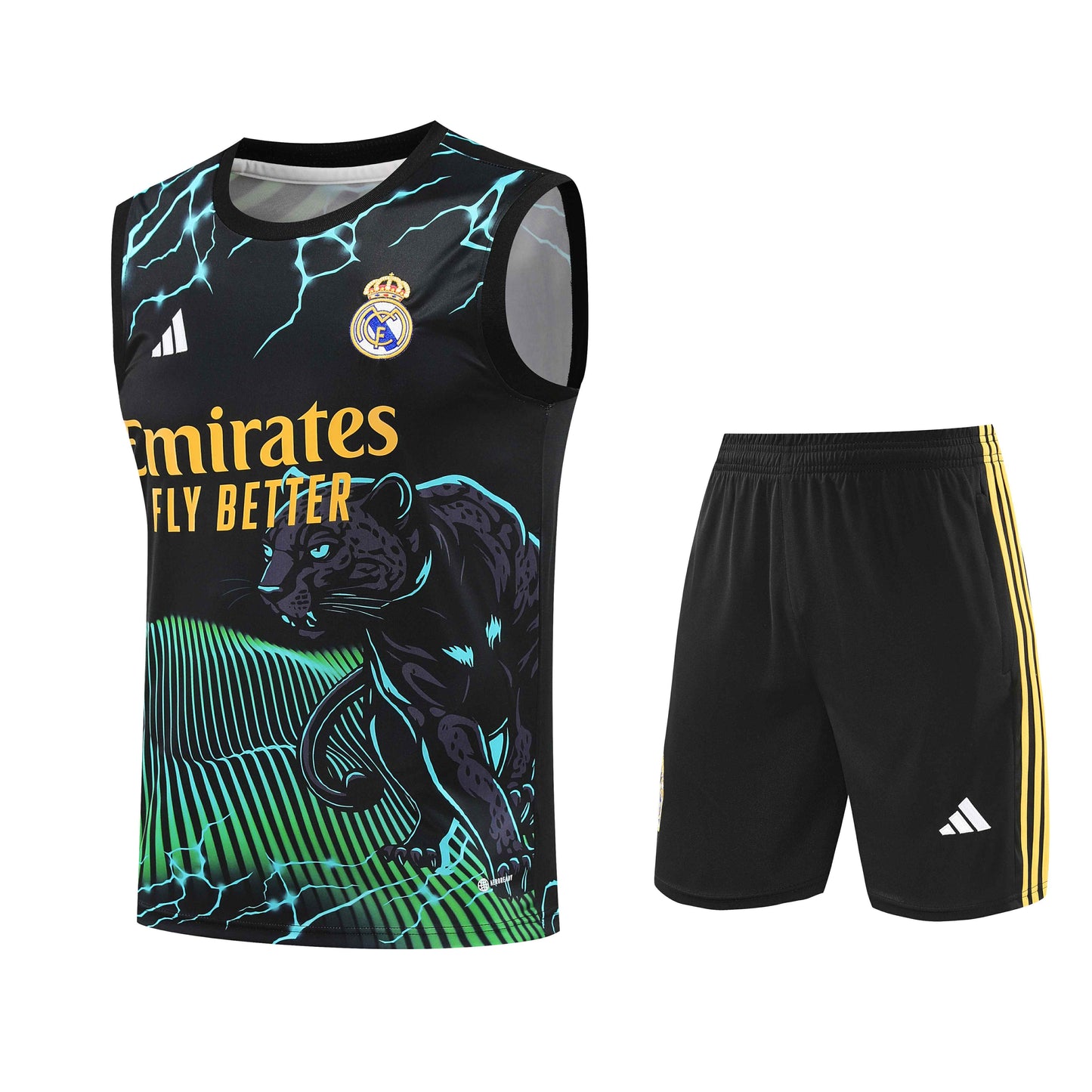 Real Madrid 2024/25 Training Vest Tracksuit (green panther)