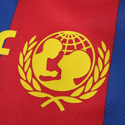 FC Barcelona 2010/11 Longsleeved Home Jersey - Retro Edition