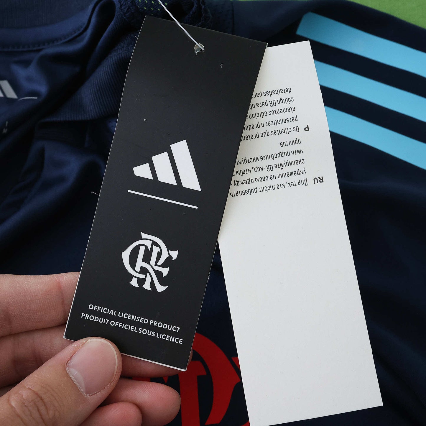CR Flamengo 2025/26 Blue Training Jersey - Fan Edition