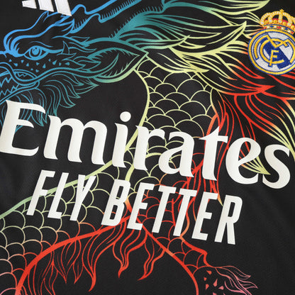 Real Madrid 2024/25 Rainbow Dragon Jersey - Special Edition (Black)