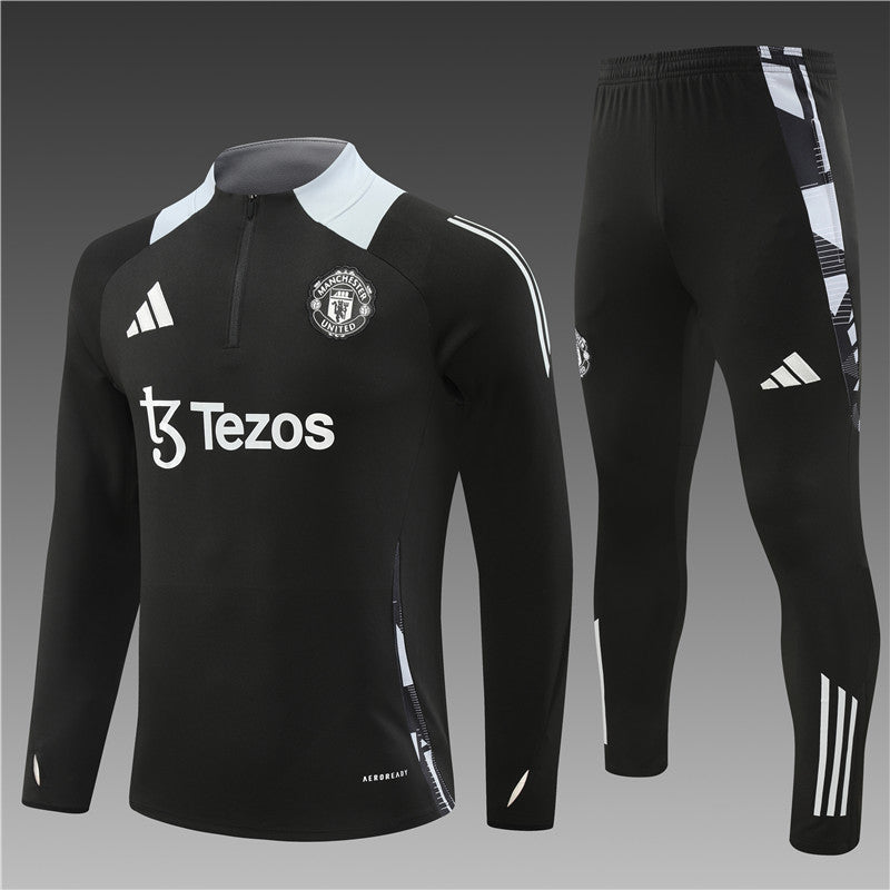 Manchester United 2024/25 Training Tracksuit (Black)