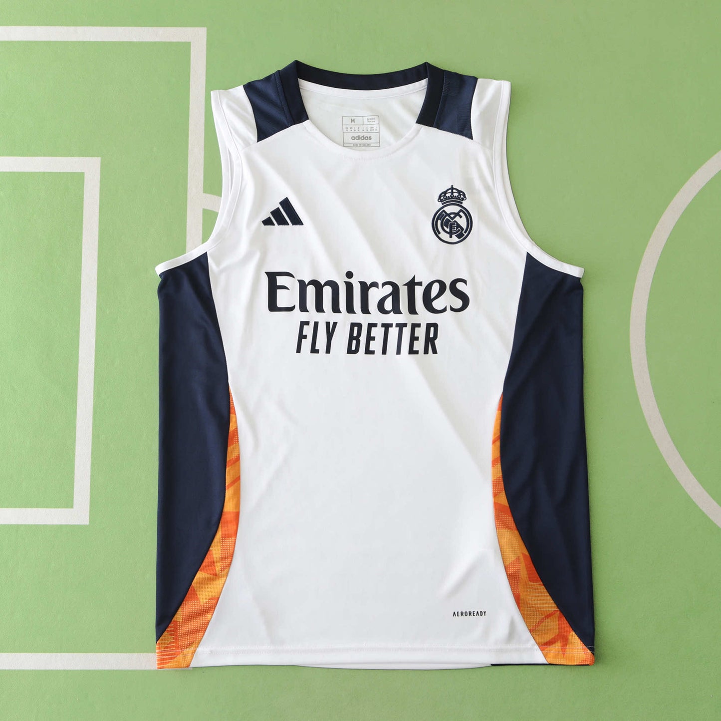 Real Madrid 2024/25 Training Vest Tracksuit (white 2)
