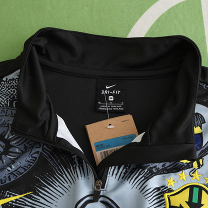 Brazil 2024/25 Jesus Training Tracksuit (Black)