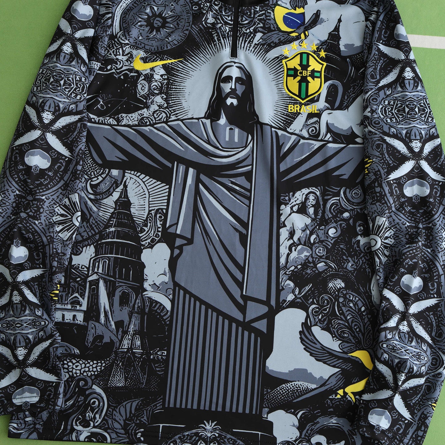 Brazil 2024/25 Jesus Training Tracksuit (Black)