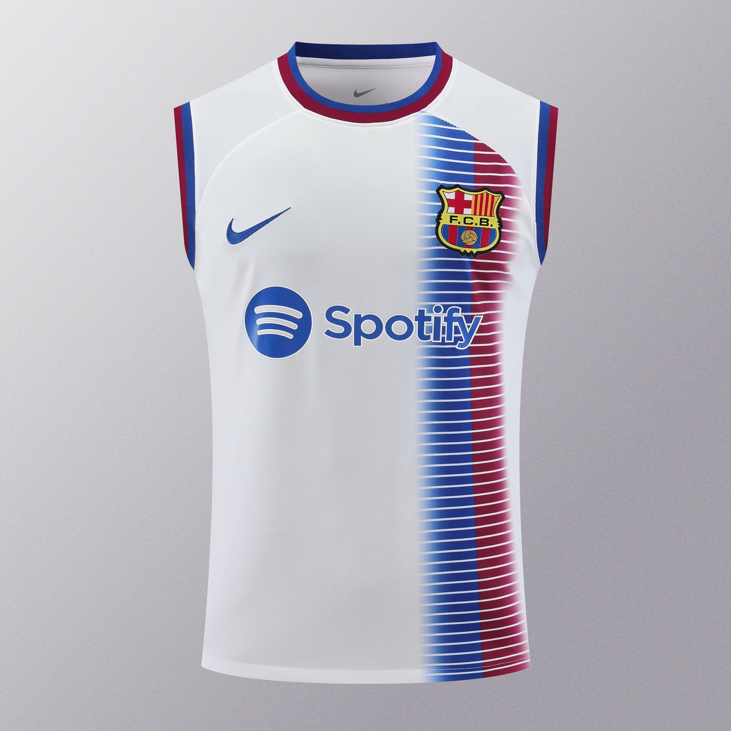 FC. Barcelona 2024/25 Training Vest Tracksuit (white )