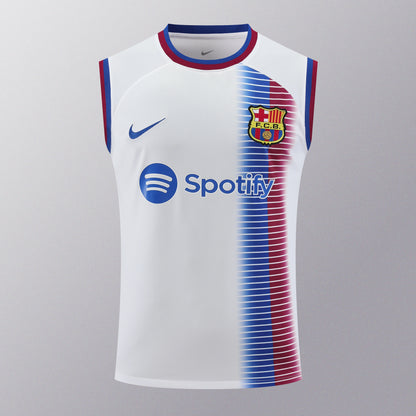 FC. Barcelona 2024/25 Training Vest Tracksuit (white )