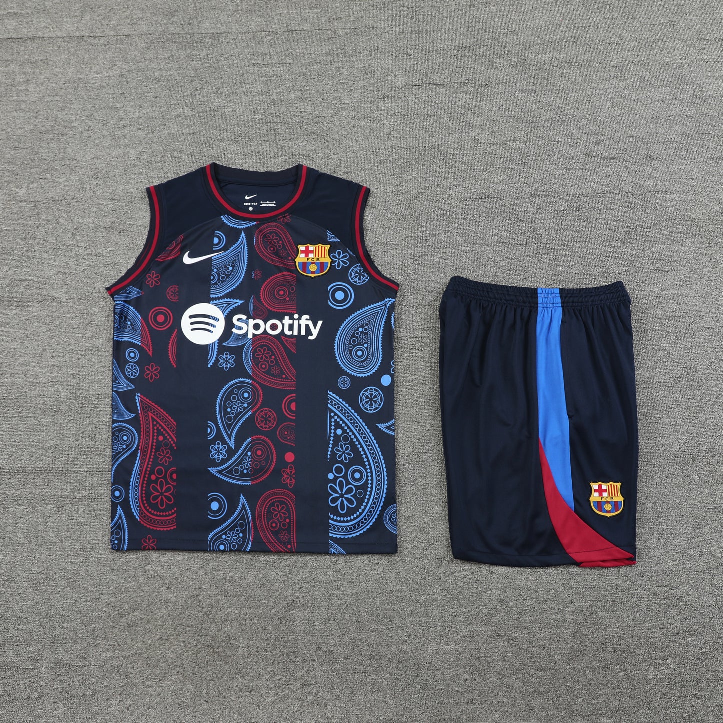FC. Barcelona 2024/25 Training Vest Tracksuit (black 2)